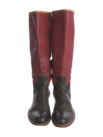 Prada Leather Riding Boots