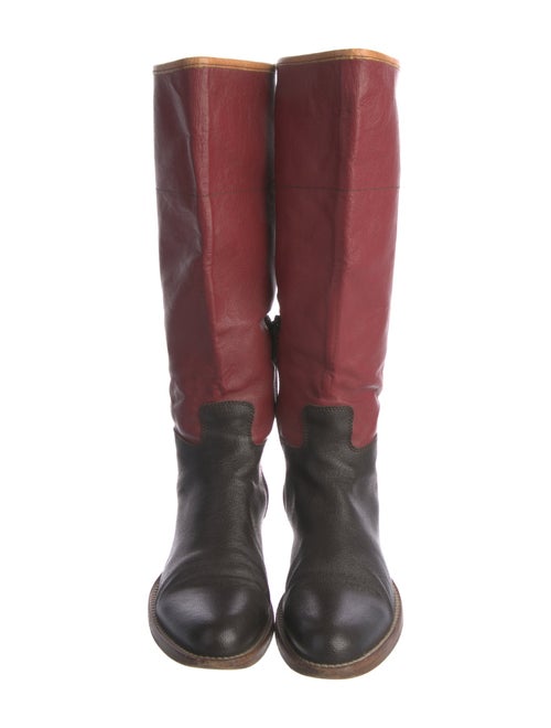 Prada Leather Riding Boots