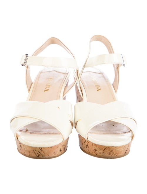 Prada Patent Leather Sandals