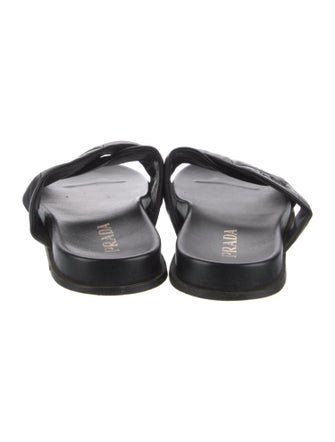 Prada Leather Slides