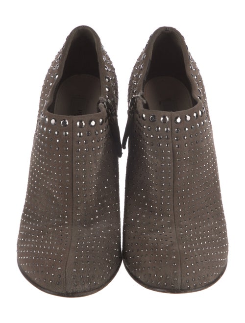 Prada Suede Studded Accents Boots