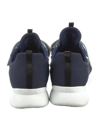 Prada Rubber Graphic Print Athletic Sneakers