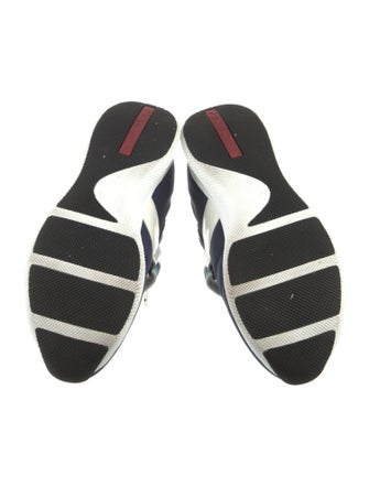 Prada Rubber Graphic Print Athletic Sneakers