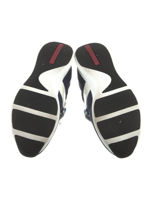 Prada Rubber Graphic Print Athletic Sneakers