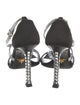 Prada Crystal Embellishments Sandals