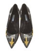 Prada Leather Printed Flats