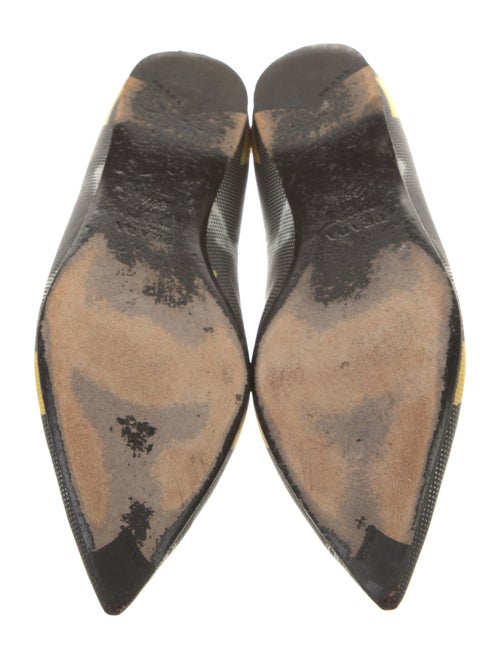 Prada Leather Printed Flats