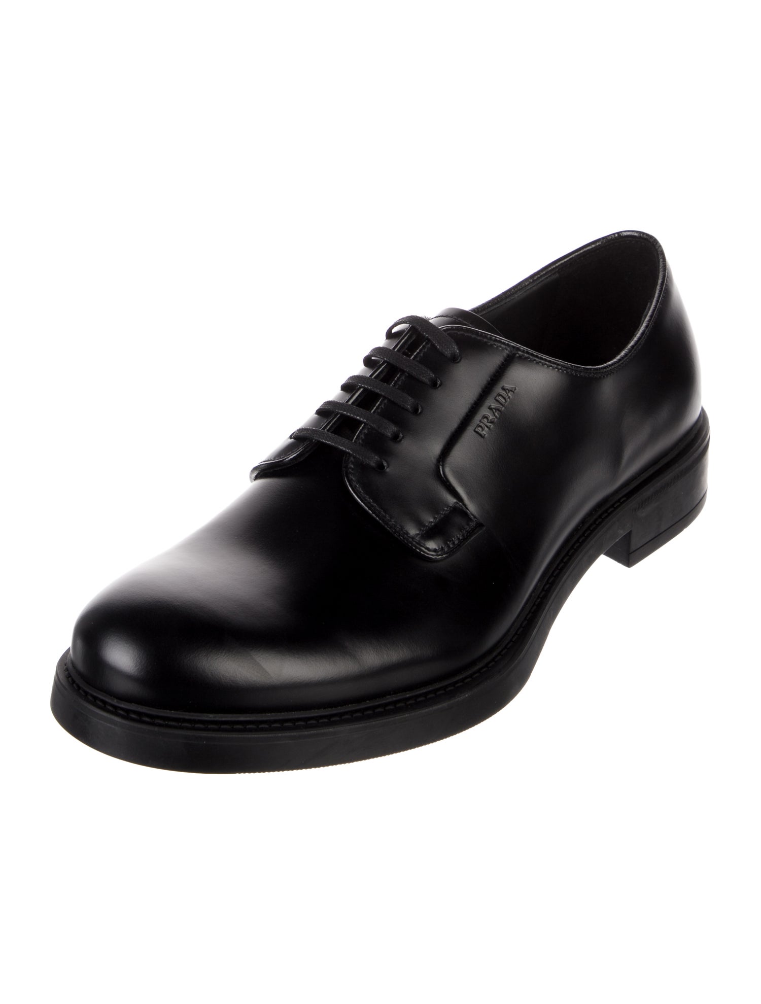 Prada Leather Derby Shoes