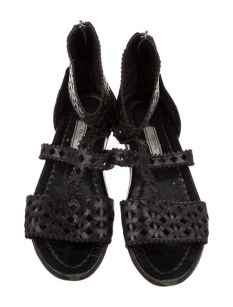 Prada Leather Gladiator Sandals