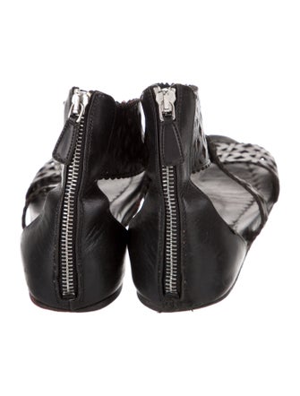 Prada Leather Gladiator Sandals