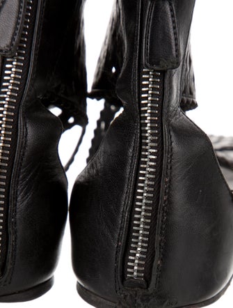 Prada Leather Gladiator Sandals