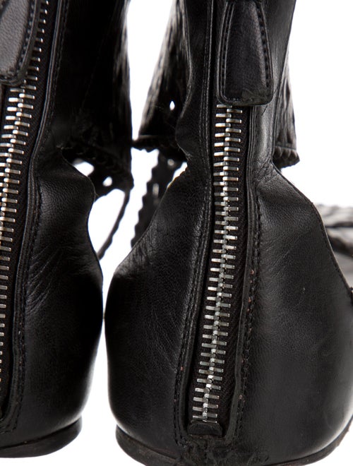 Prada Leather Gladiator Sandals