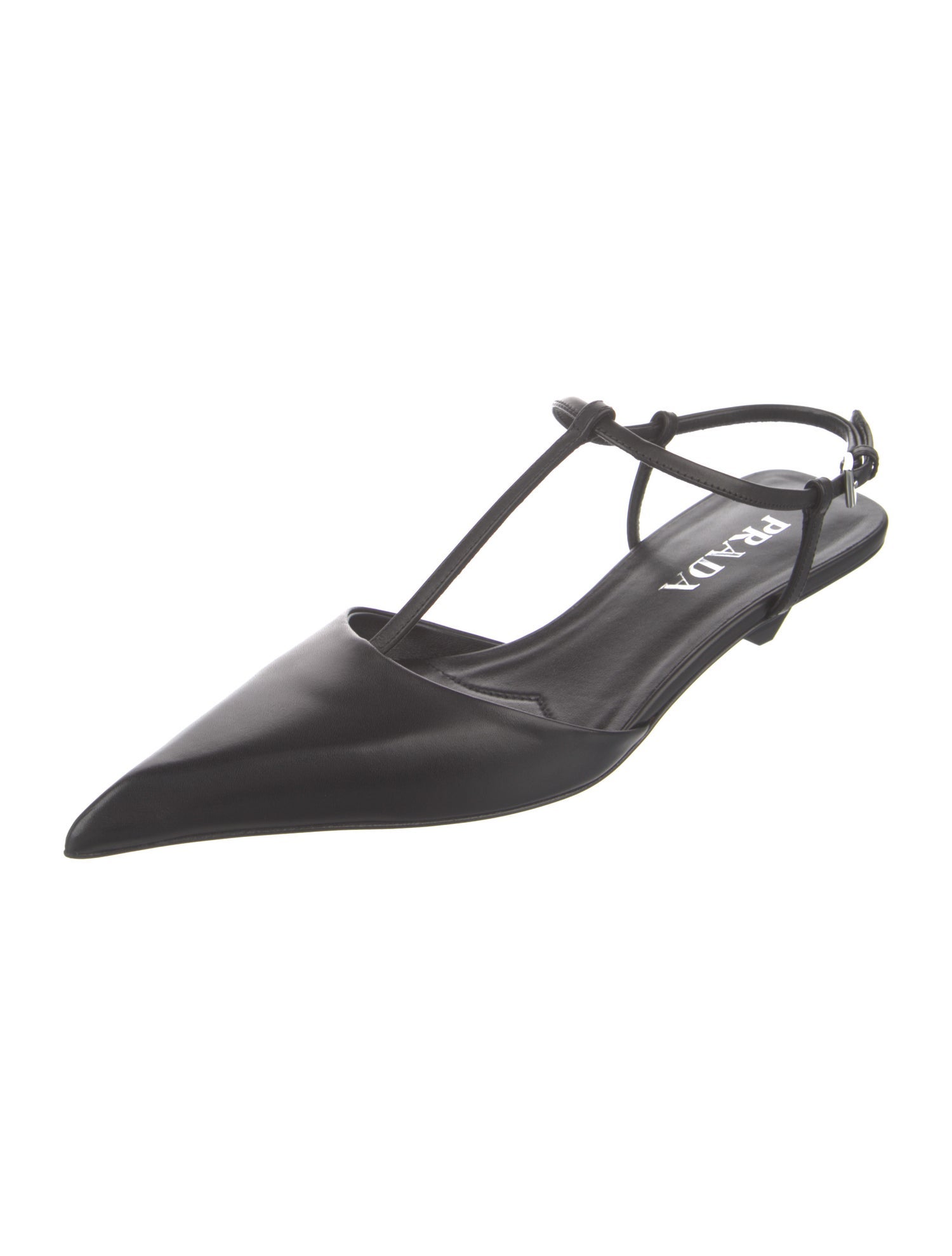 Prada Leather T-Strap Pumps w/ Tags
