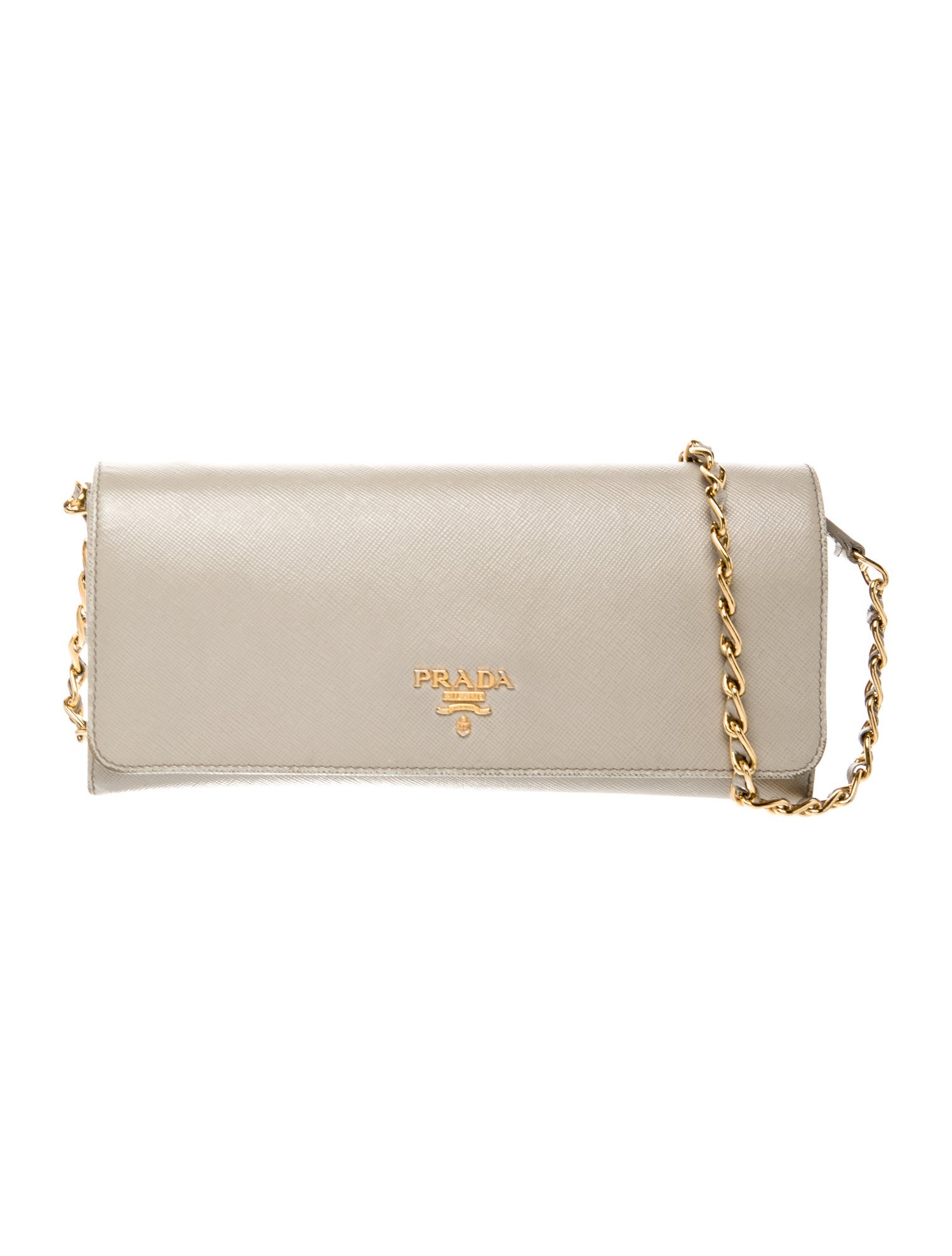 Prada Saffiano Lux Leather Clutch