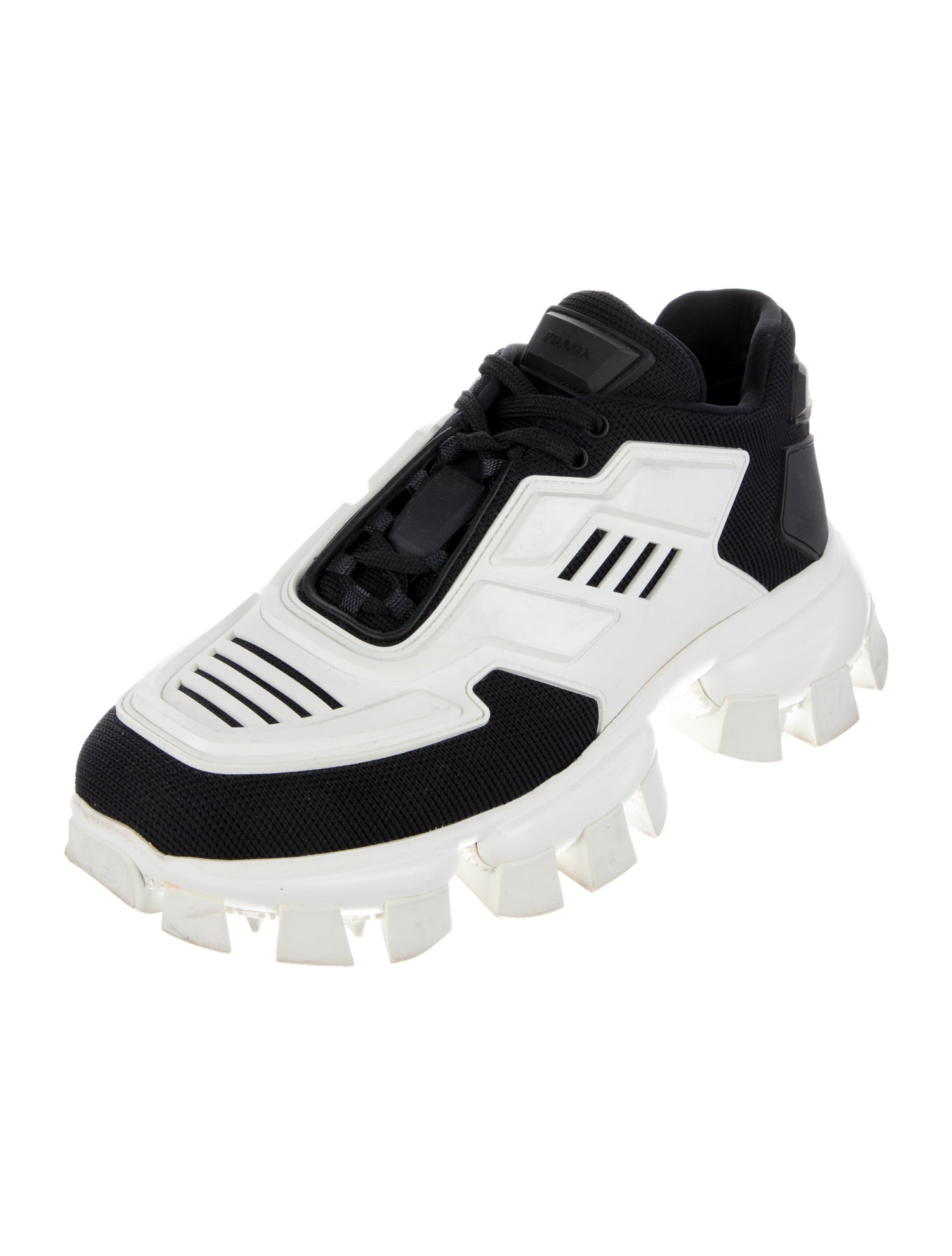 Prada Colorblock Pattern Sneakers