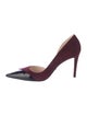 Prada Suede D'Orsay Pumps
