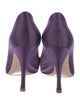 Prada Satin Colorblock Pattern Pumps