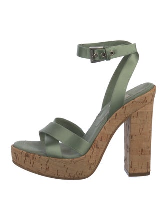 Prada Satin Sandals