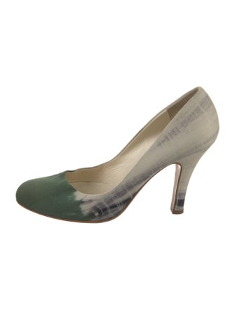 Prada Canvas Tie-Dye Print Pumps