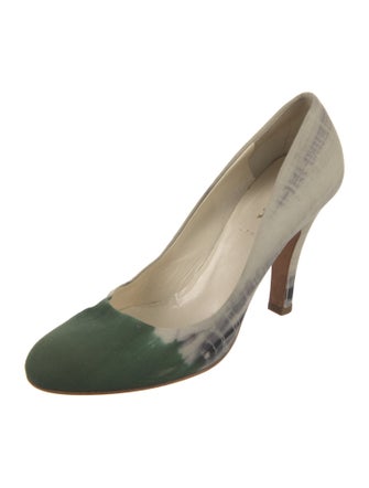 Prada Canvas Tie-Dye Print Pumps