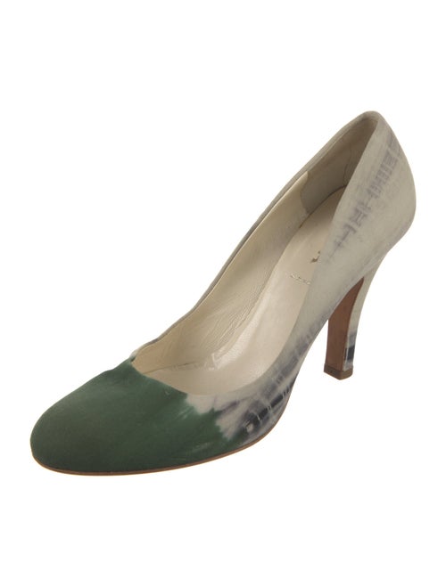 Prada Canvas Tie-Dye Print Pumps