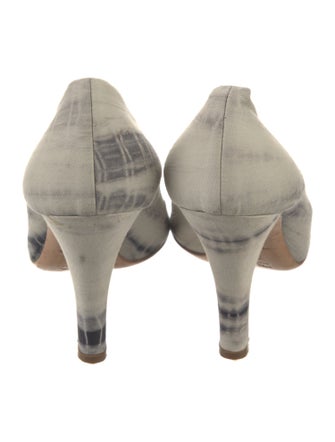 Prada Canvas Tie-Dye Print Pumps