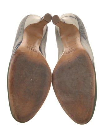 Prada Canvas Tie-Dye Print Pumps