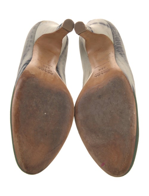 Prada Canvas Tie-Dye Print Pumps