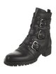 Prada Leather Combat Boots