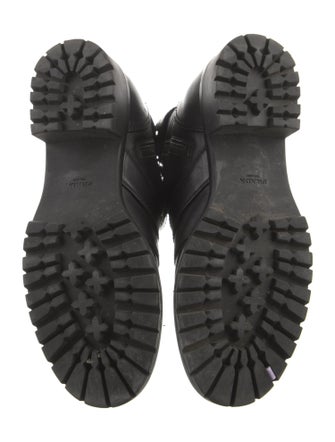 Prada Leather Combat Boots