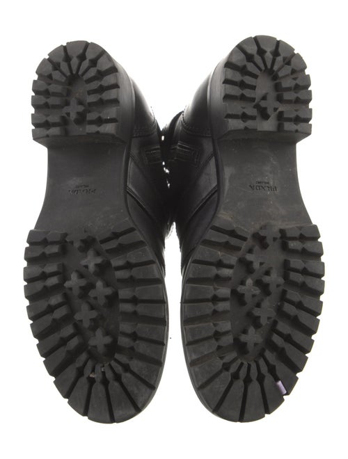 Prada Leather Combat Boots