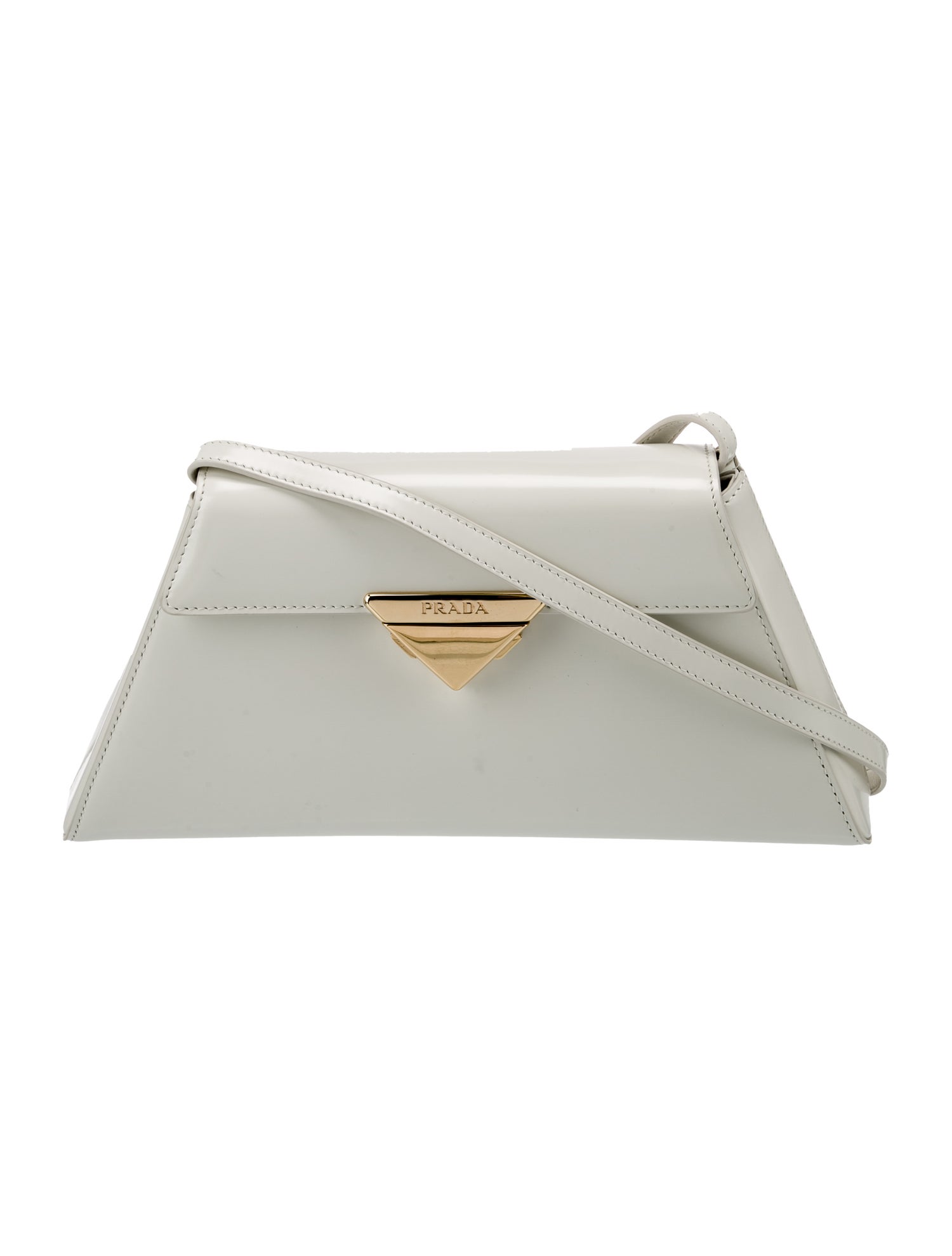 Prada Spazzolato Leather Shoulder Bag
