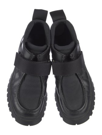 Prada Leather Lace-Up Boots