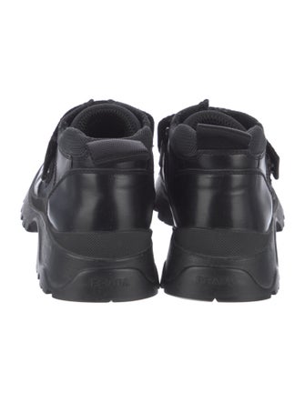 Prada Leather Lace-Up Boots