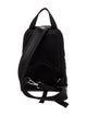 Prada Enameled Metal Triangle Backpack