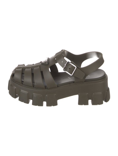 Prada Rubber Gladiator Sandals