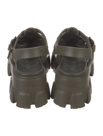 Prada Rubber Gladiator Sandals