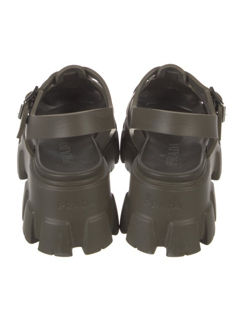 Prada Rubber Gladiator Sandals