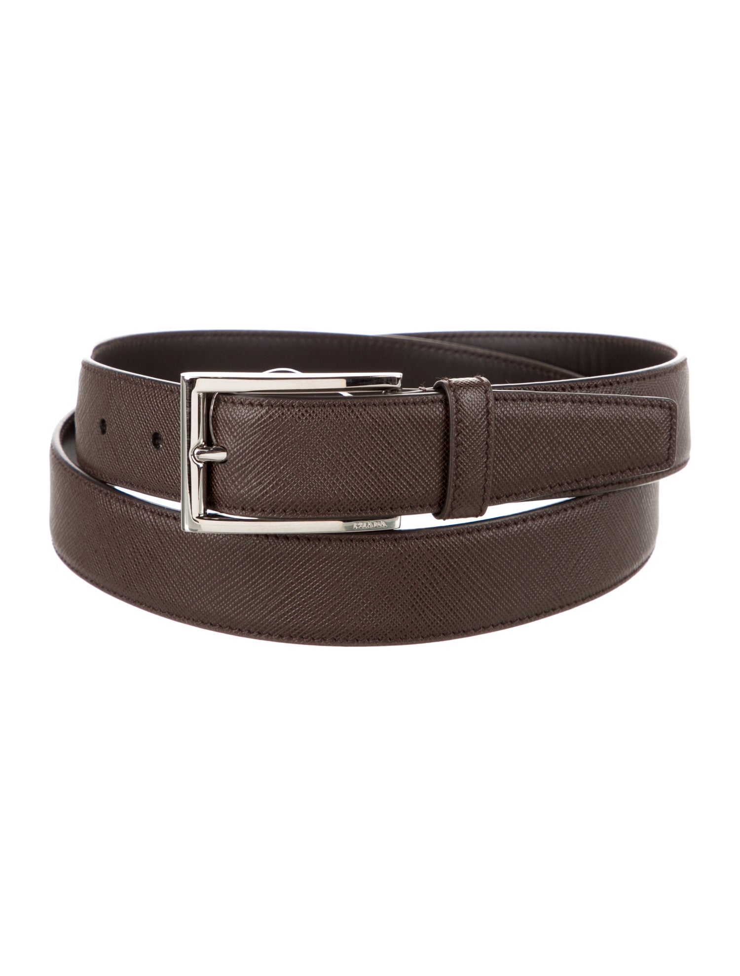 Prada Saffiano Cuir Leather Belt