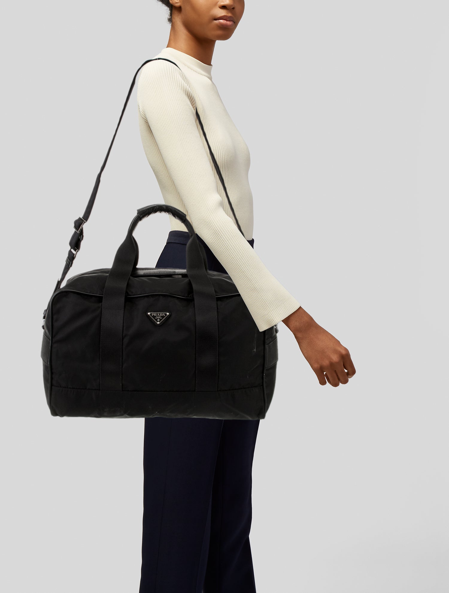 Prada Nylon Weekender Bag