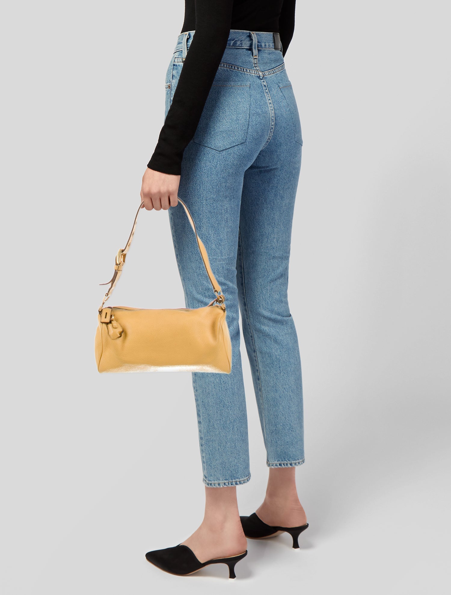 Prada Vitello Daino Leather Shoulder Bag