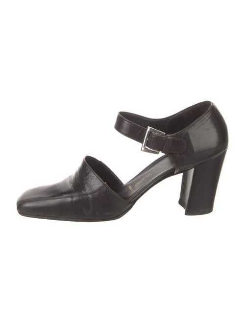Prada Leather D'Orsay Pumps