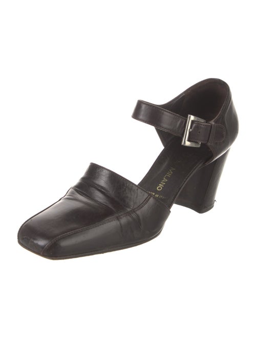 Prada Leather D'Orsay Pumps