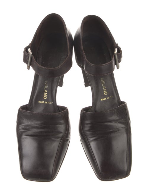 Prada Leather D'Orsay Pumps