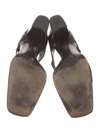 Prada Leather D'Orsay Pumps