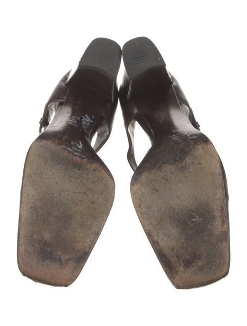 Prada Leather D'Orsay Pumps