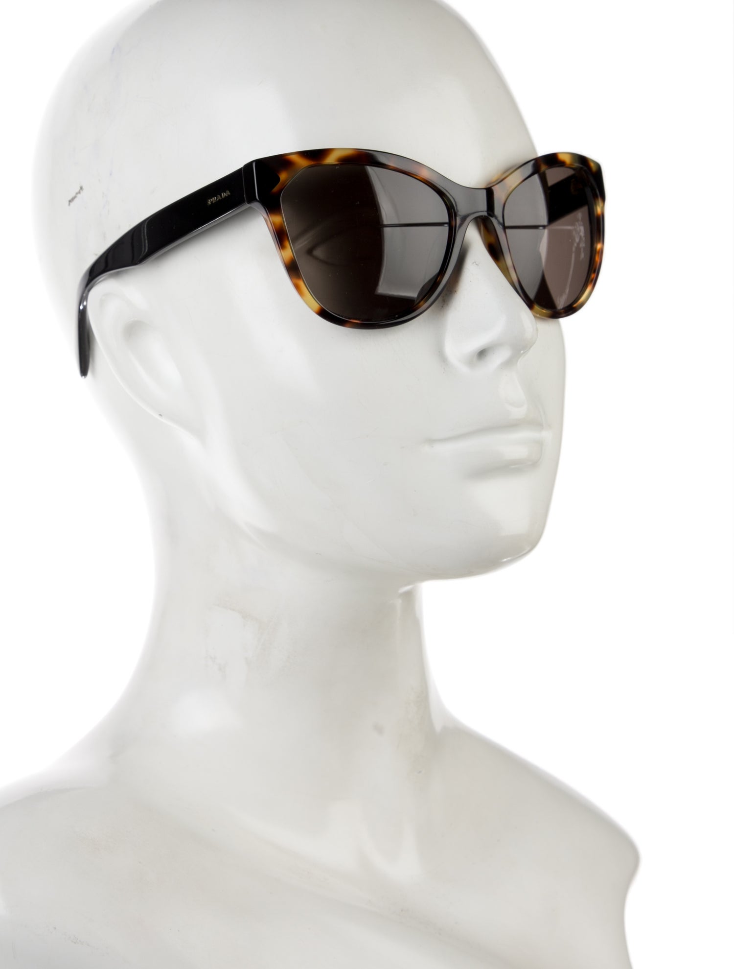 Prada Cat-Eye Tinted Sunglasses