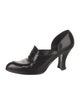 Prada Leather D'Orsay Pumps