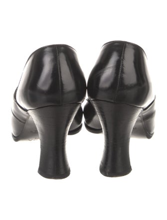 Prada Leather D'Orsay Pumps