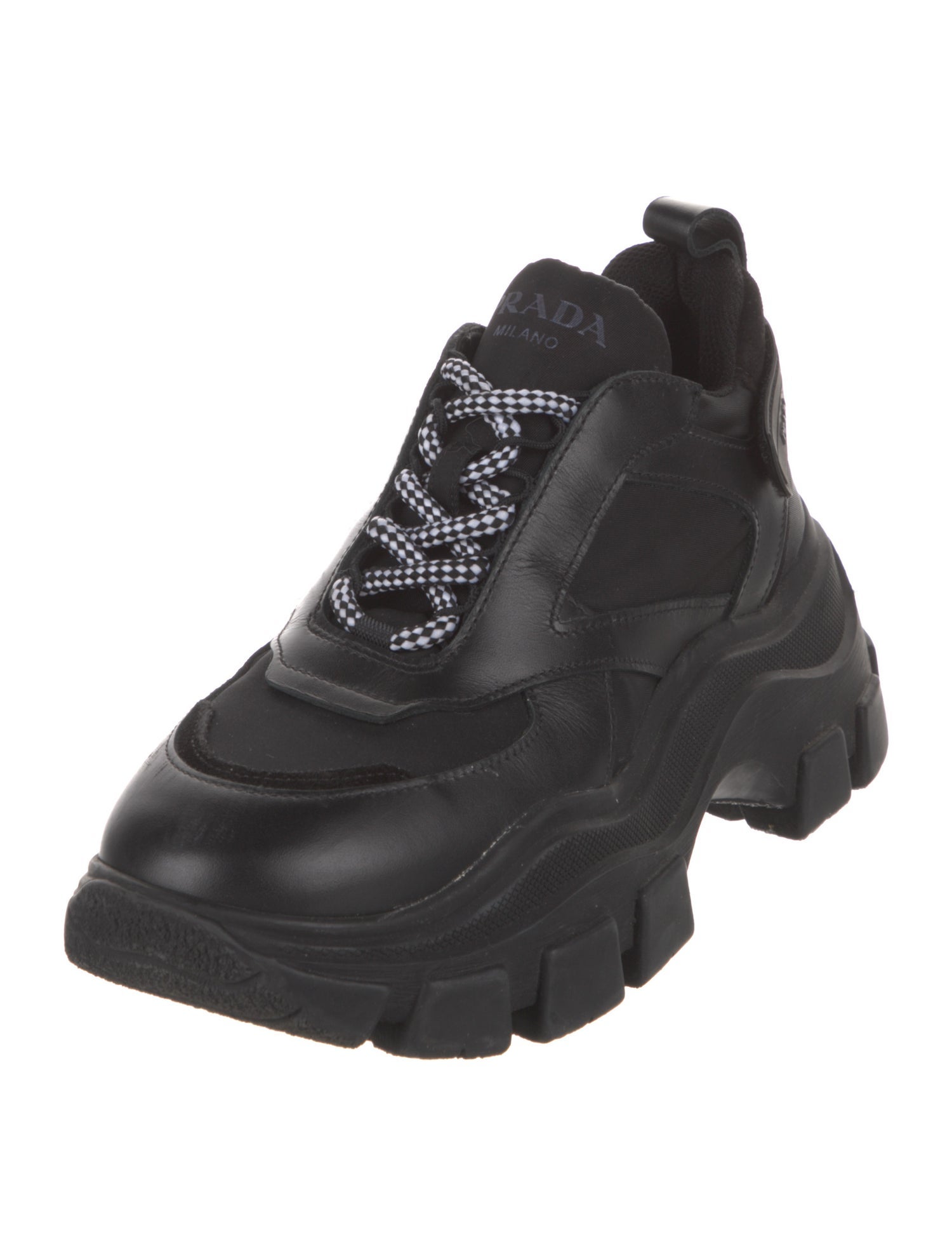 Prada Nylon Chunky Sneakers
